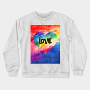 LGBTQ+ Gay Pride Month: Love Crewneck Sweatshirt
